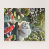 Zen Garden Kitty Puzzle (Horizontal)