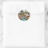 Zen Garden Landscape Sticker (Tasche)