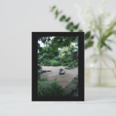 Zen Garden Landschaft und Gärten Fotografie Postkarte (Stehend Vorderseite)