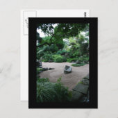 Zen Garden Landschaft und Gärten Fotografie Postkarte (Vorne/Hinten)