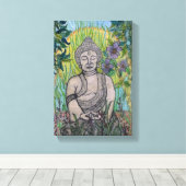 Zen Garden Leinwanddruck (Insitu (Holzboden))
