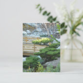 Zen Garden Postkarte (Stehend Vorderseite)
