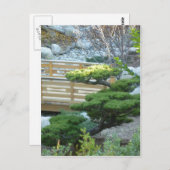 Zen Garden Postkarte (Vorne/Hinten)