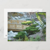 Zen Garden Postkarte (Vorne/Hinten)