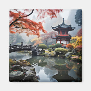 Zen Garden Ruhige Friedliche Natur Magnet