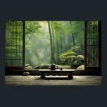 Zen Garden Ruhige Friedliche Natur Poster<br><div class="desc">Zen Garden Ruhige Friedliche Natur Stille Szene. Ein phantastisches Bildwerk mit Natur,  Meditation und Inspiration.</div>
