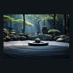 Zen Garden Ruhige Friedliche Natur Poster<br><div class="desc">Zen Garden Ruhige Friedliche Natur Stille Szene. Ein phantastisches Bildwerk mit Natur,  Meditation und Inspiration.</div>