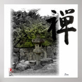 Zen Garden Small Poster (Vorne)