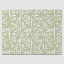 Zen Garden Stems Bright Minimal Botanical Seidenpapier