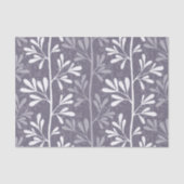 Zen Garden Stems Deep Minimal Botanical Silhouette Seidenpapier (Vorderseite)