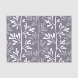 Zen Garden Stems Deep Minimal Botanical Silhouette Seidenpapier