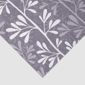 Zen Garden Stems Deep Minimal Botanical Silhouette Seidenpapier (Ausschnitt)