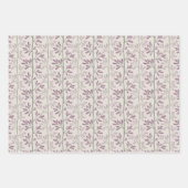 Zen Garden Stems Mauve and Green Botanical Geschenkpapier Set (Vorderseite 3)
