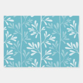 Zen Garden Stems Minimal Botanical Ocean Geschenkpapier Set (Vorderseite)