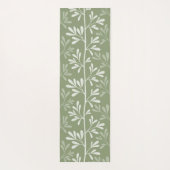 Zen Garden Stems XL minimal soft white silhouette Yogamatte (Rückseite)