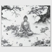 Zen Garden Wrapping Paper Geschenkpapier (Flach)