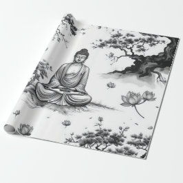 Zen Garden Wrapping Paper Geschenkpapier
