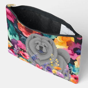 ZEN GARTEN Blue Chow - Große Accessoire-Tasche Zubehörtasche