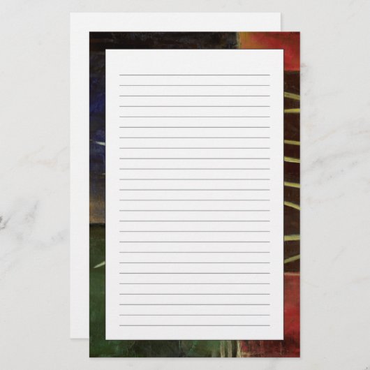 Zen-Garten I Briefpapier (Vorne/Hinten)