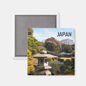 Zen-Garten in Tokio, Japan Magnet (Vorderseite/Rückseite)