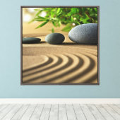 Zen-Garten-Kunst Leinwanddruck (Insitu (Holzboden))
