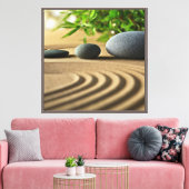 Zen-Garten-Kunst Leinwanddruck (Insitu (Wohnzimmer))