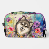 ZEN GARTEN Lapphund Sable - Kulturbeutel Waschbeutel (Vorderseite)