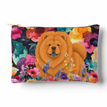 ZEN GARTEN Red Chow - Kleine Accessoire-Tasche