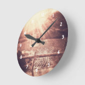 Zen-Garten Runde Wanduhr (Winkel)