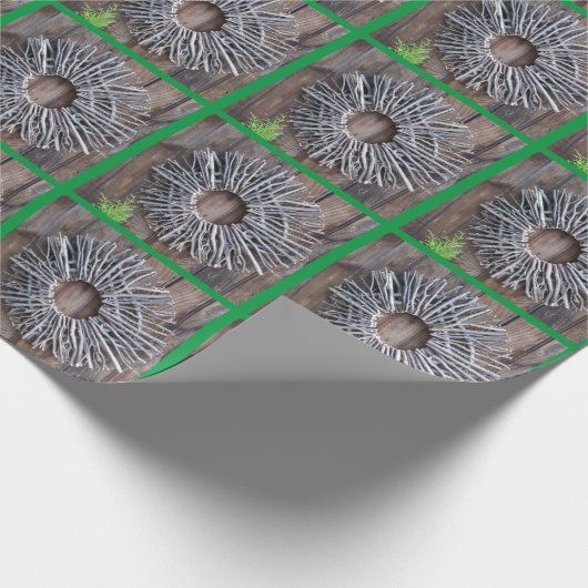 Zen-Gartenumhüllungspapier Geschenkpapier (Ecke)