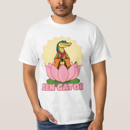 Zen Gator T-shirt design (Vorderseite)
