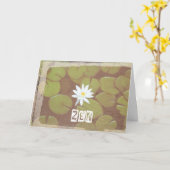 Zen-Geburtstags-Karte Karte (Gelbe Blume)