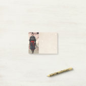 ZEN-Geist Samurai Sakura Post-it Klebezettel (Auf Schreibtisch)