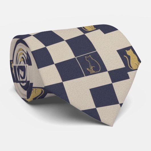 Zen Geometry: Traditional Japanese Kamon  Krawatte (Gerollt)