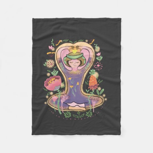 Zen-Geschenk für Mama Fleecedecke (Vorderseite)