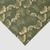 Zen Ginkgo-Blattmuster Seidenpapier (Ausschnitt)