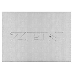 Zen-Glasschneidplatte Schneidebrett