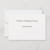 Zen Glow Beauty Wellness Geschenkkarte Ankündigung (Rückseite)