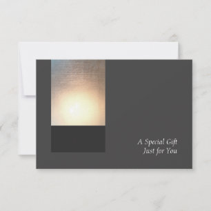 Zen Glow Beauty Wellness Geschenkkarte Ankündigung