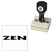 Zen große Briefmarke mit Griff Gummistempel (Stempel)