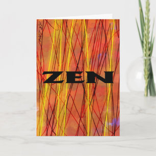 Zen-Grußkarte Karte