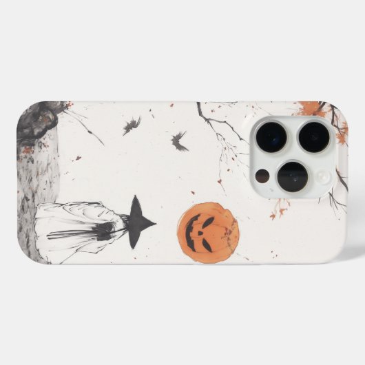 Zen Halloween iPhone Case (Rückseite (Horizontal))