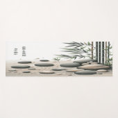 Zen Harmony Bamboo & Stone Yogamatte (Vorderseite (Horizontal))