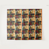 Zen Harmony Pagoda Tapestry Wandteppich (Vorderseite (Horizontal))