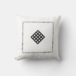 Zen Harmony Pillow | Minimalist Tibetan Art Cushio Kissen