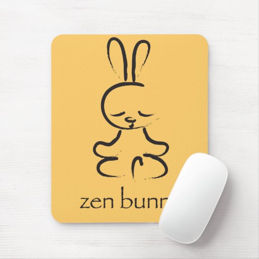Zen-Häschen Mousepad (Mit Mouse)