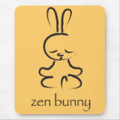 Zen-Häschen Mousepad (Vorne)