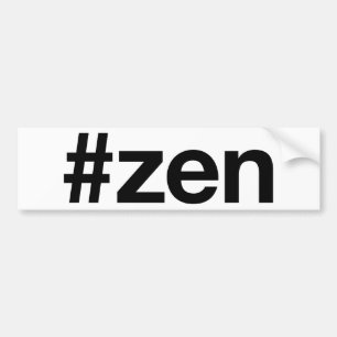 ZEN Hashtag Autoaufkleber