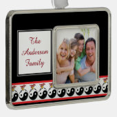 Zen Holiday Ornaments Rahmen-Ornament Silber (Rechts)