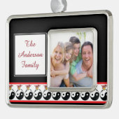 Zen Holiday Ornaments Rahmen-Ornament Silber (Links)